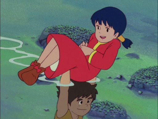 Future Boy Conan 16 carrying lana